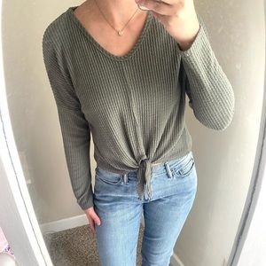 Waffle Knit Sweater